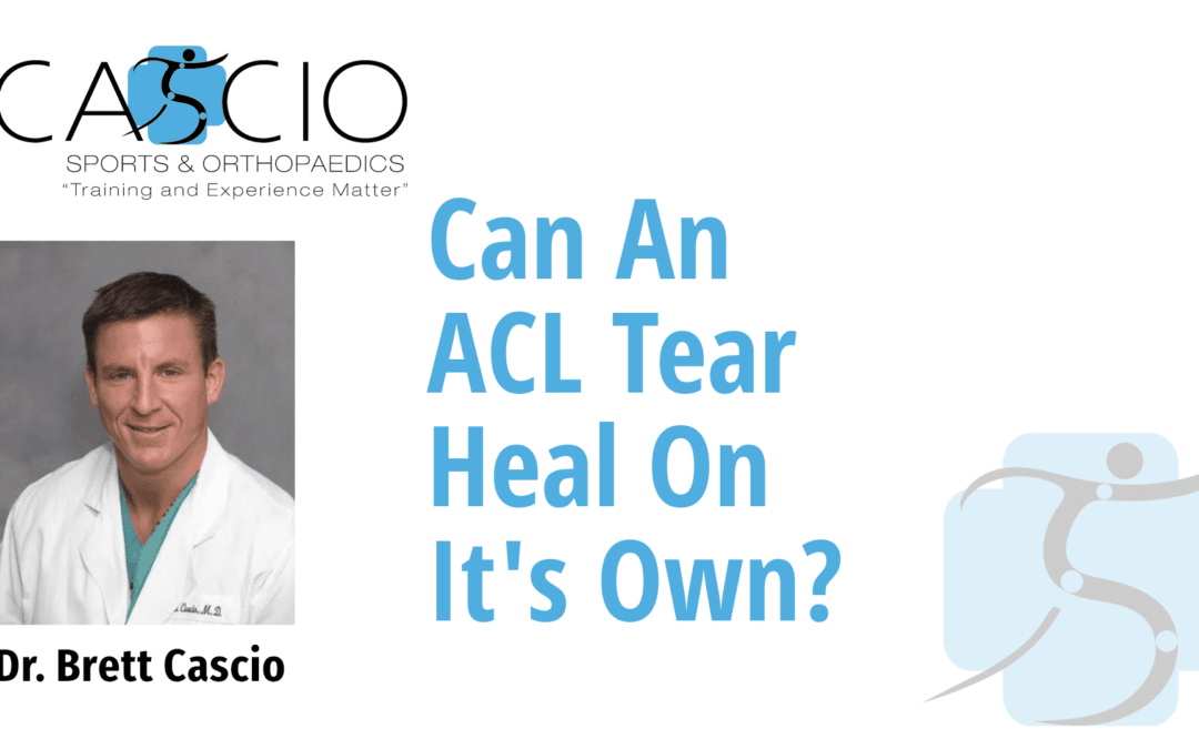 Can An ACL Tear Heal On Its Own?