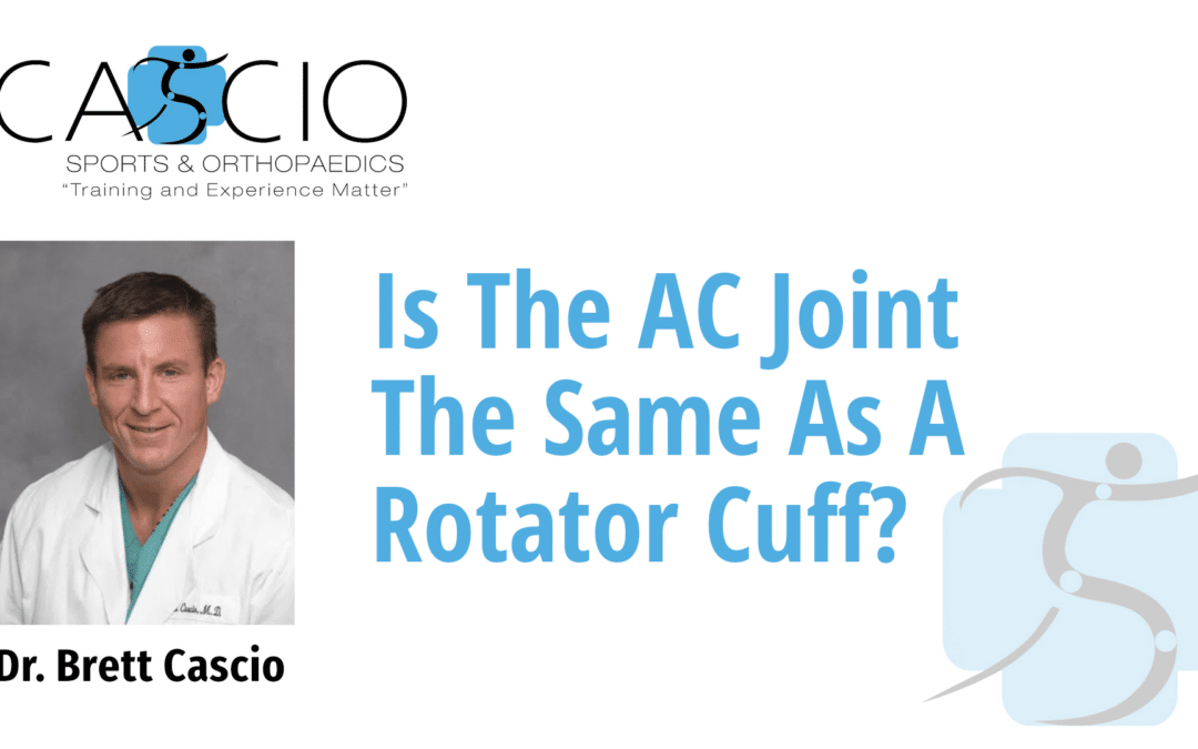 Is The AC Joint The Same As A Rotator Cuff?
